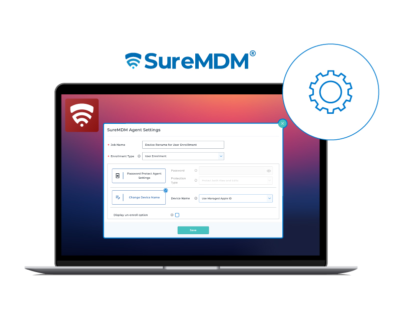 SureMDM Agent Settings Job
